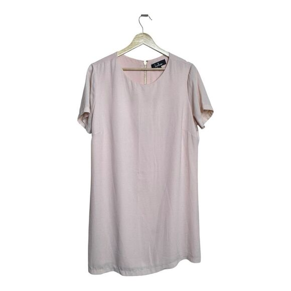 Lulus Shift and Shout Blush Pink Shift Dress XL - Picture 3 of 10